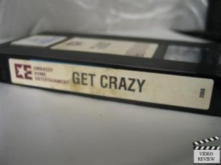 Get Crazy VHS Malcolm McDowell Daniel Stern
