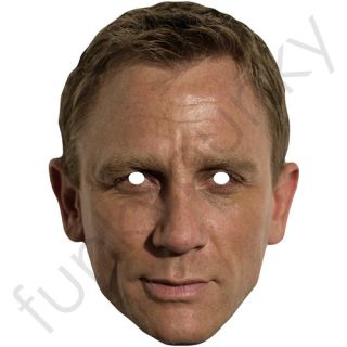 Daniel Craig James Bond Celebrity Mask Fun for Parties