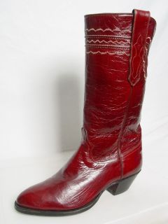  TONY MORA BANDERA Western Cowboy Boots SIGNED BY HERSCHEL WALKER
