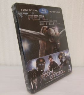 Real Steel Singapore Exclusive Blu Ray Viva Metal Box Embossed