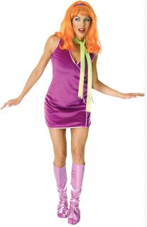 C52 Ladies Scooby Doo Daphne Fancy Dress Costume 8 12