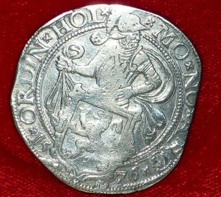  1576 Netherlands Lion Daalder Colonial Coin