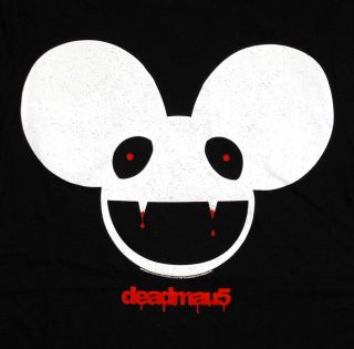 Deadmau5 Mouse Logo Vampire Techno Dubstep Dance Adult T Shirt Tee