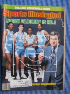 Sports Illustrated Dean Smith North Carolina WL 1981