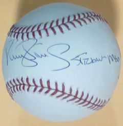 darryl strawman strawberry signed baseball ny mets this is an official