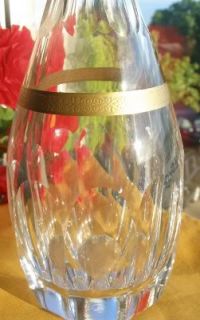  crystal, fantastic gilding in perfect condition with a clarity and