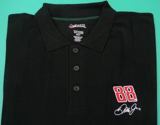 Dale Earnhardt Jr #88 Chase Black Polo/Golf Shirt 3XLT New XXXLT TALL