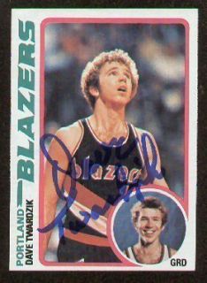 Dave Twardzik Signed Autographed 1978 79 Topps NBA Card