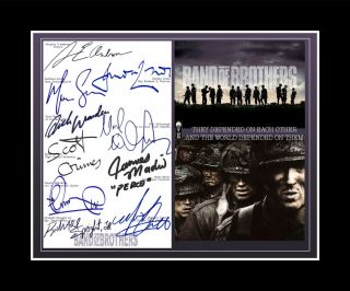 Band of Brothers Damian Lewis 9CAST Print Display