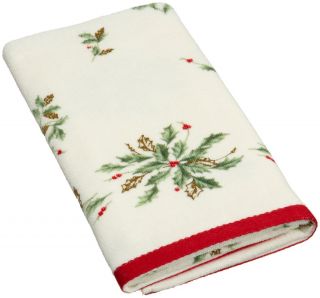  Holiday Set Shower Curtain Hooks 1BATH 2HAND 4FNGRTIP Towels