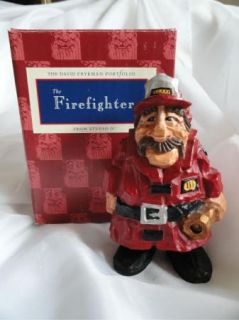 David Frykman Firefighter DF3904 Fire Chief Cast Resin Statue Figurine