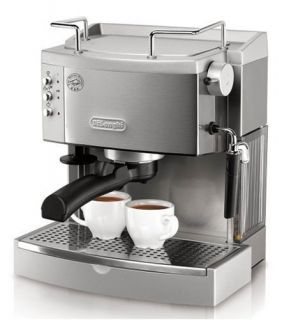 DeLonghi Espresso Maker Machine 15 Bar Pump Stainless Brew Coffee