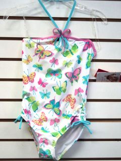 New Spring 2012 Kate Mack Butterfly Swimsuit Girls 14 NWT