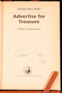 1984 Advertise for Treasure David Williams Mark Treasure Signed First