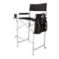 Picnic Time Celebrity Chair Portable Folding Director Style Chair