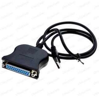 USB to 25 Pin DB25 Parallel IEEE 1284 Printer Adapter Cable for