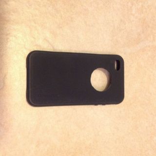 XtremeMac Black Silicone iPhone 4 4S Case