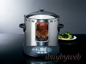 deni 10800 vertical rotisserie oven cooker new center heating element