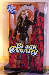 DC Comics super heroine Black Canary Barbie NRFB