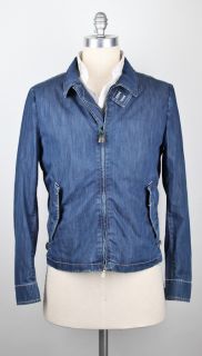 575 borrelli denim blue jacket 40 50 our item lg1026