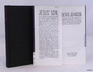 Jesus Son Signed Association Copy Denis Johnson 1st 1st First Edition