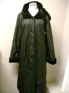 Dennis Basso Water Resistant Coat w Removable Hood
