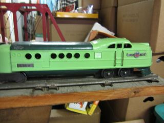 Lionel Prewar City of Denver 636W Train Set in Green