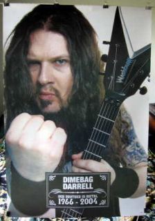 great Dimebag Darrell poster, paying tribute to departed Pantera and