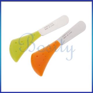 4pcs Plastic Handle Stainless Steel Blade Butter Knife Sandwich Cheese