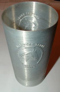 Aluminum 1940 Kentucky Derby Glass Mint Julep Rare Nice Glass
