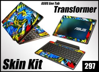 Asus Eee Transformer Pad Skin Decal Netbook Laptop Tablet 297 Dragon