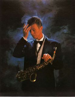 David Bowie saxophone golden years music promo ad