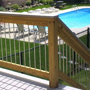 Stainless Balusters 1 2 x 32 1 2 Deck Railing Baluster