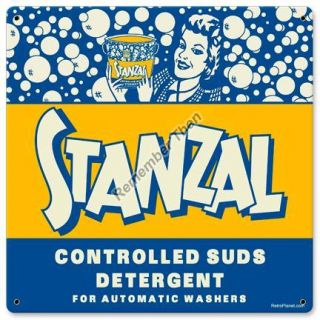 Stanzal Adorable Laundry Detergent Retro Metal Sign