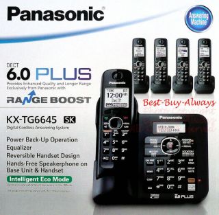 Panasonic KX TG DECT 6 0 Cordless Digital Phone System