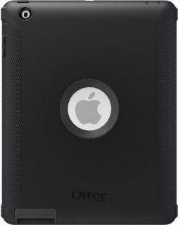 NEW OTTERBOX DEFENDER BLACK CASE + STAND + SCREEN PROTECTION FOR APPLE