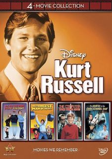 KURT RUSSELL 4 MOVIE COLLECTION New 4 DVD Disney Dexter Riley
