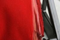 red velvet upholstery fabric material velour buy by the yard