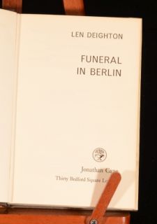 details a smart first edition of len deighton s exceptional thriller