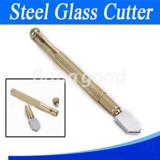 Portable Oil Feed Diamond Tipped Glass Cutter Cutting Hand Tool Type