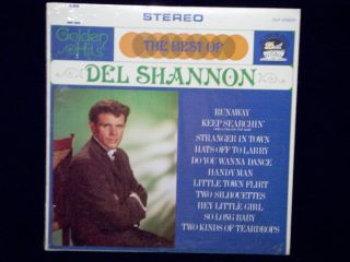 The Best of Del Shannon Runaway Vinyl Record Album 33 RPM DLP 25824