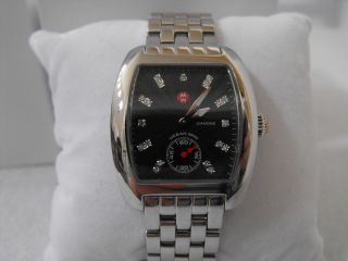  Michele Urban Mini MWW02A000405 Quartz Diamond Black Watch