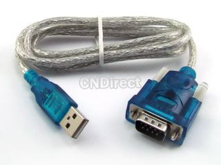 New USB to RS232 com Port Serial PDA 9pin DB9 Cable Adapter