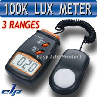 Luxometro Fotometro Medidor de Luz Digital 0 100000 Lux