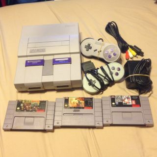 Super Nintendo SNES Console Diddy Kong Quest Donkey Kong 2 Wanderers