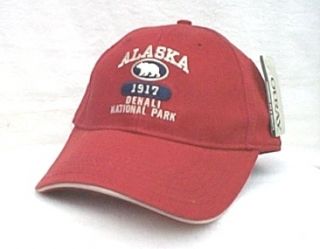 Denali National Park Alaska Grizzly Bear Ball Cap Hat Structured OURAY