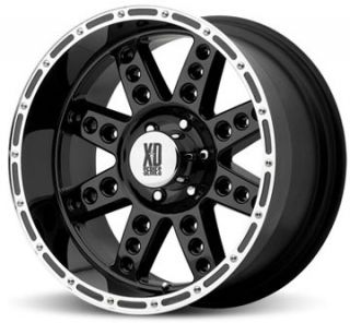 20 XD XD766 Diesel Wheels Tires Black Offroad Rims