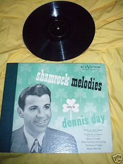 Dennis Day Shamrock Melodies 78rpm 3RECORDSET Rcavictor
