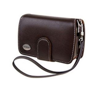 Olympus 202086 Brown Digital Camera Slim Leather Case