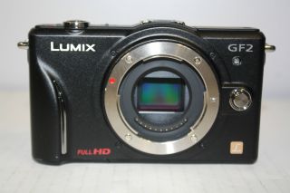 Panasonic LUMIX DMC GF2 12.1 MP Digital Camera   Black (Body Only
